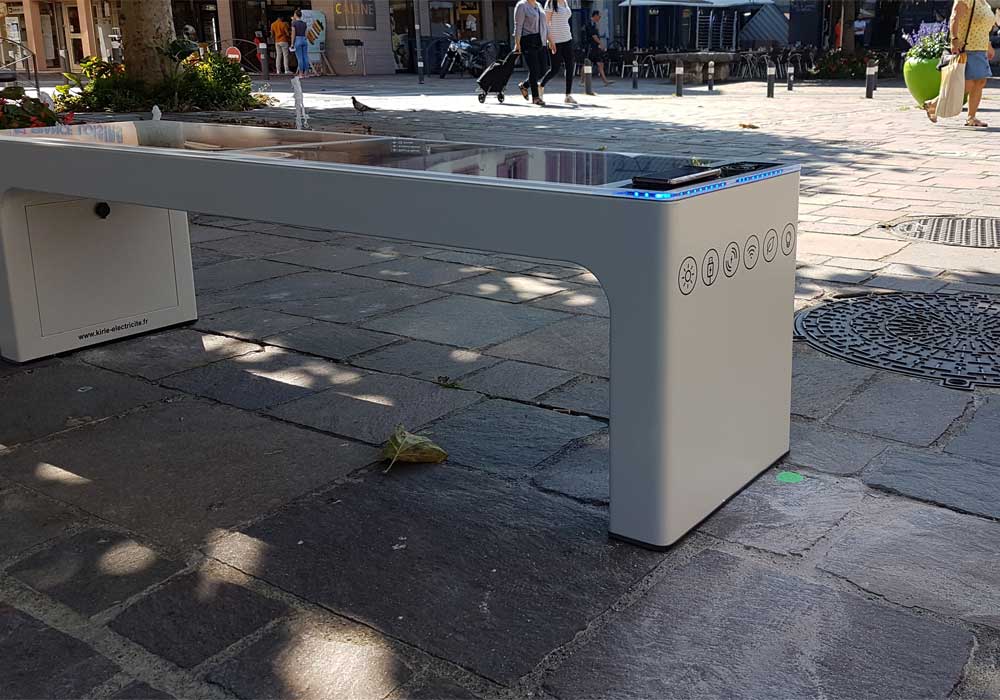 Banc connectés solaire Steora Standard